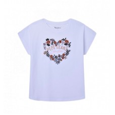 PEPE JEANS GAUTIER PG502936-800  ΜΠΛΟΥΖΑ  T.Shirt  ΛΕΥΚΟ